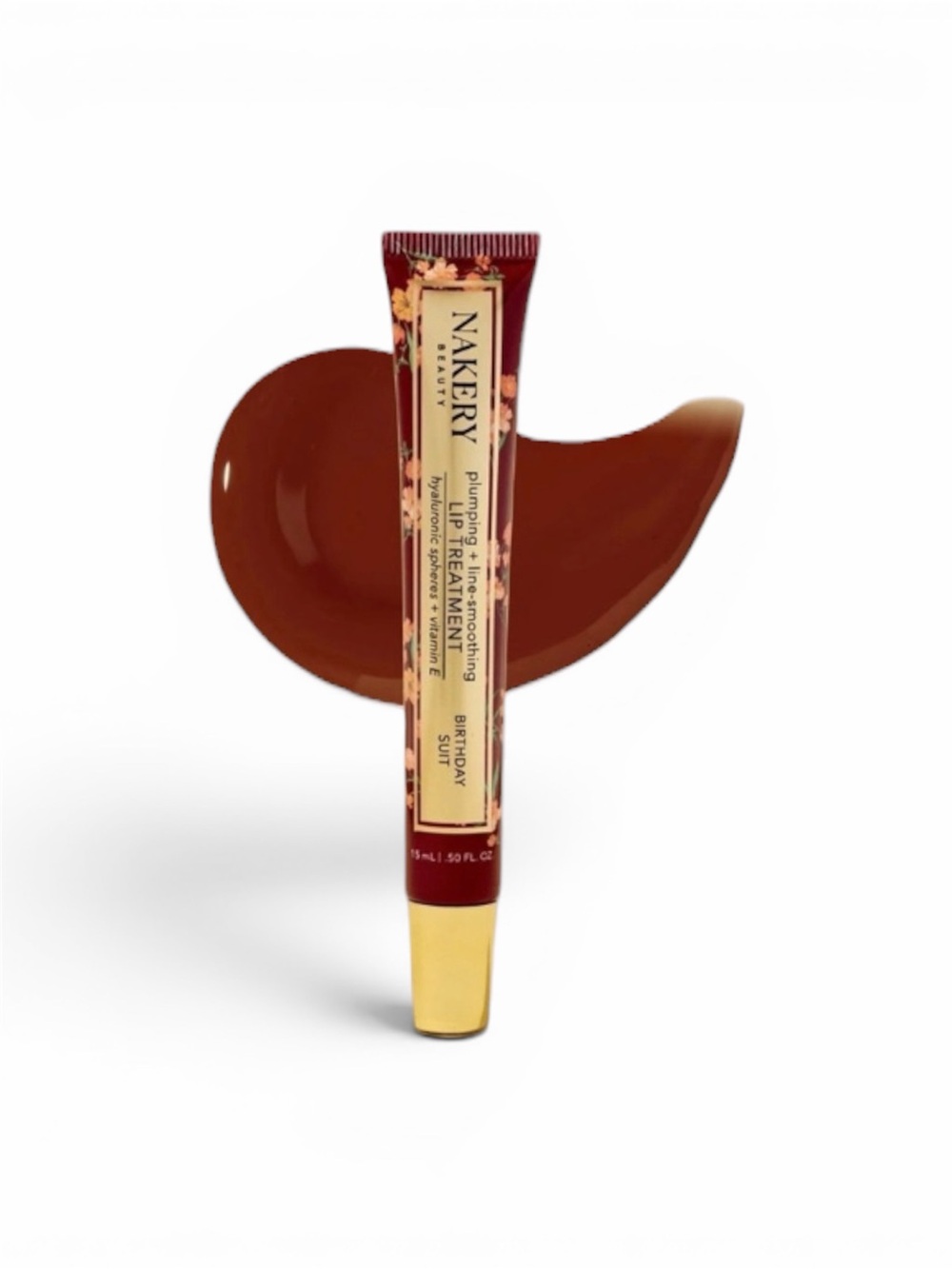 💋 Nakery Beauty Nude Plumping + Line Smoothing Lip Treatment (Birthday Suit) 💋